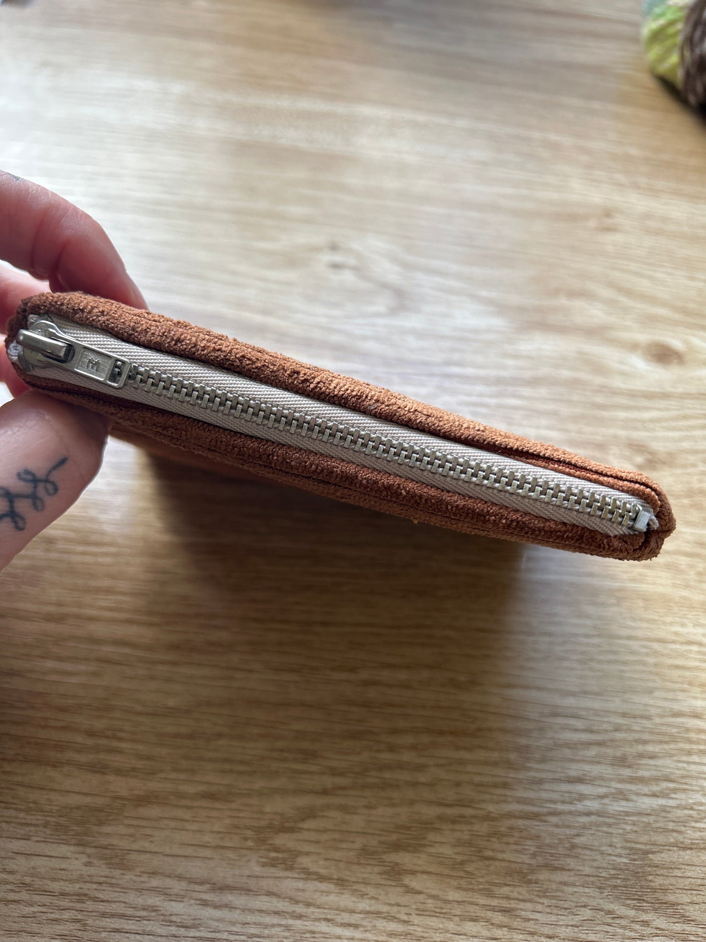 Mini Zipper Pouch - Bark