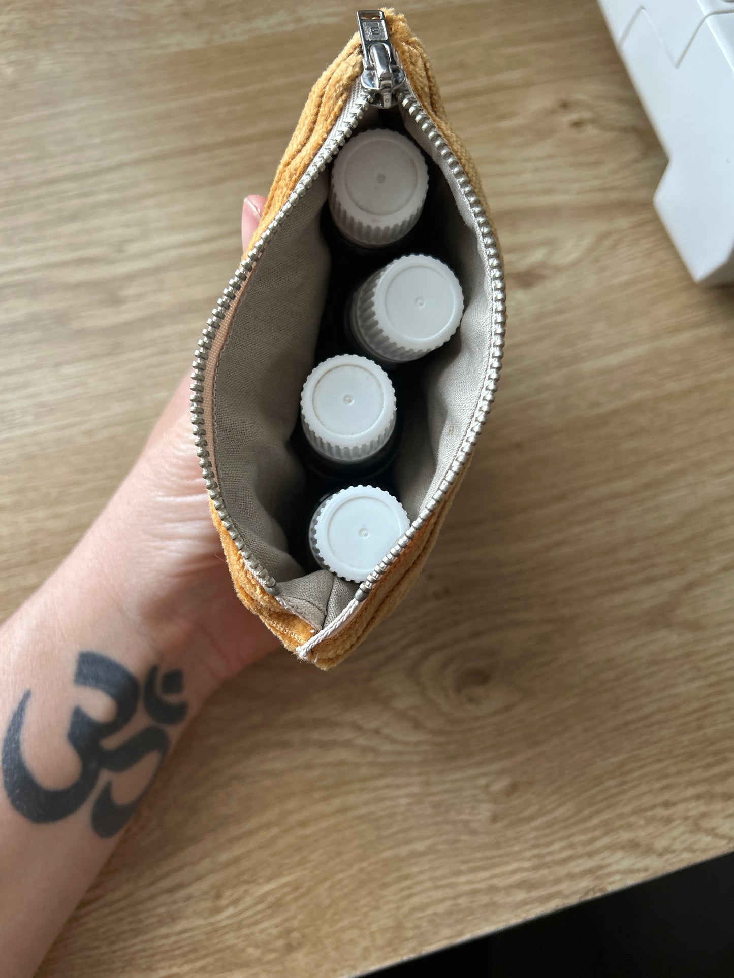 Mini Zipper Pouch - SAFFRON