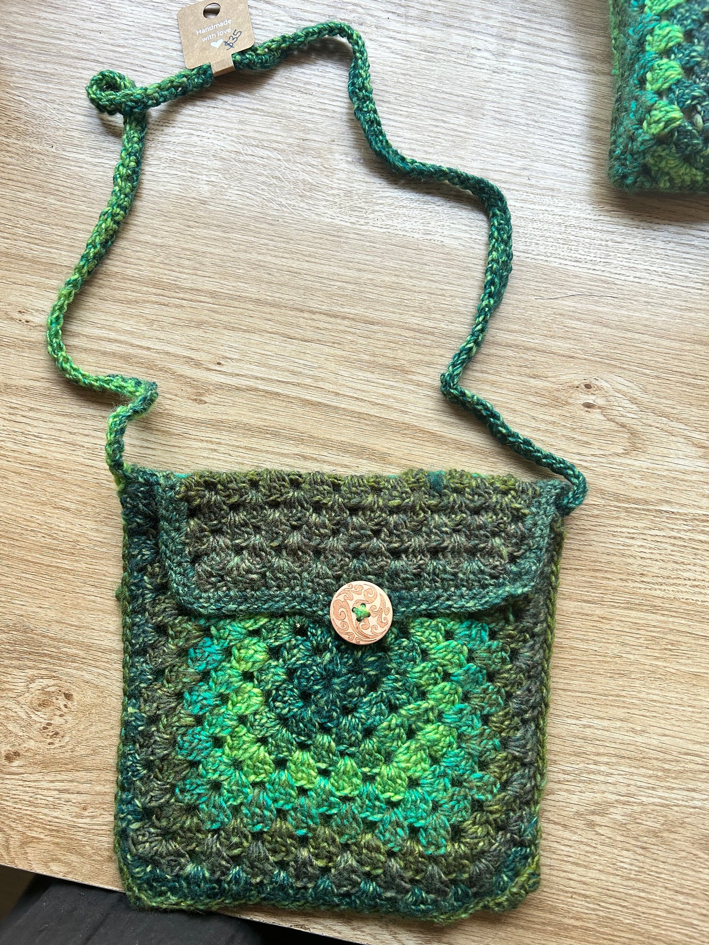 Handmade Forest Crochet Bag