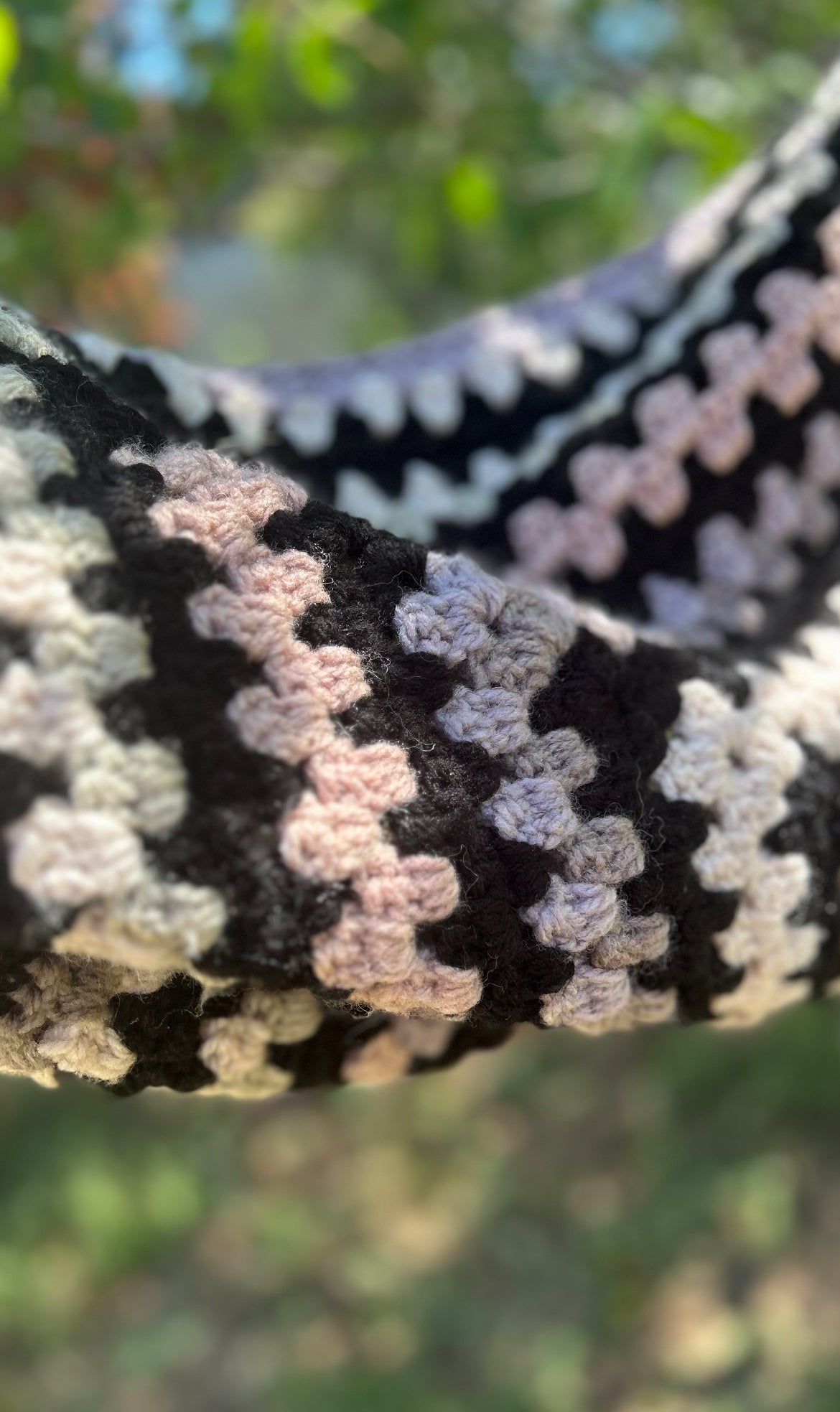 Hexagon Cardi — Mauve • Rose • Stone • Black