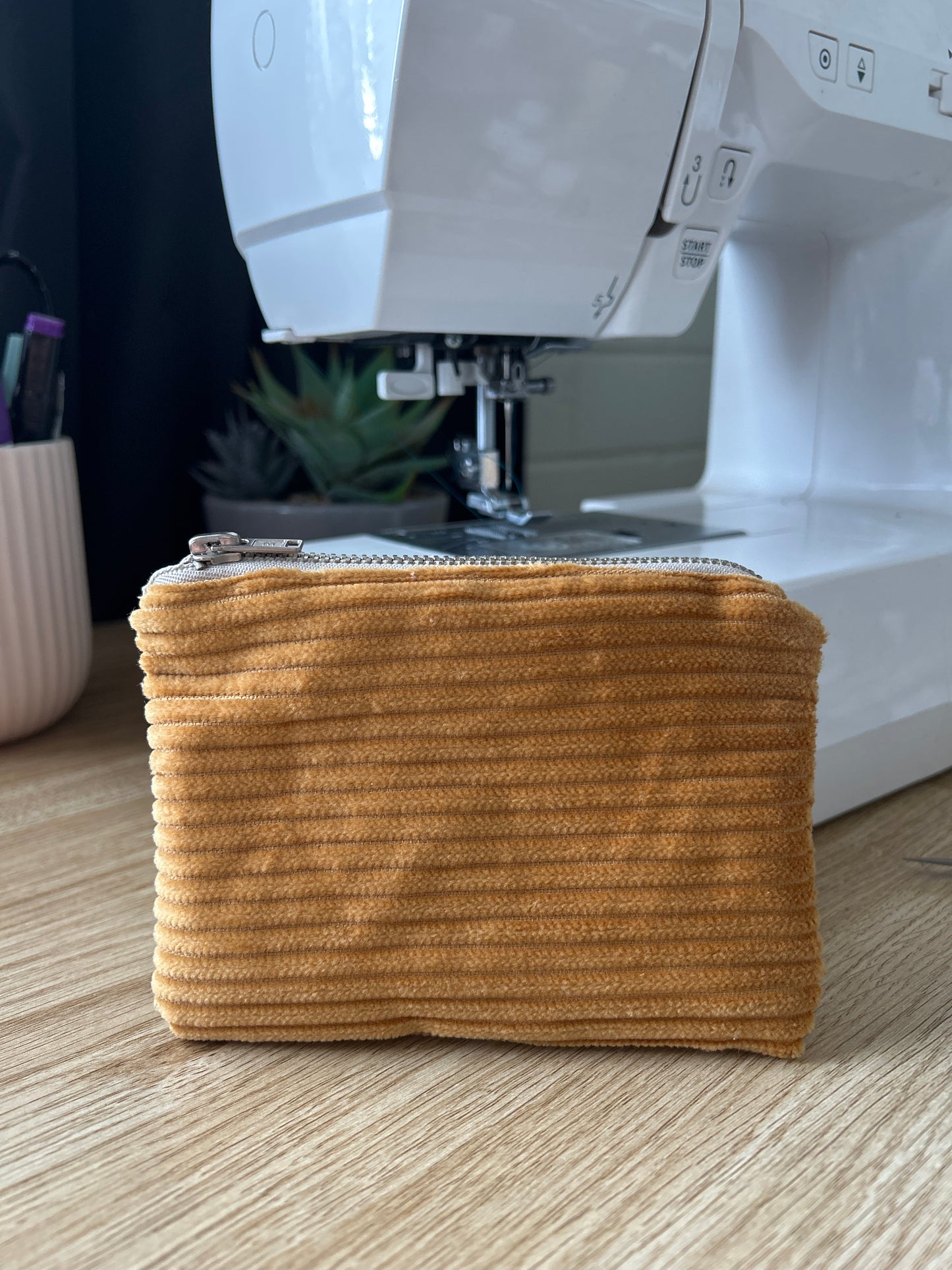 Mini Zipper Pouch - SAFFRON