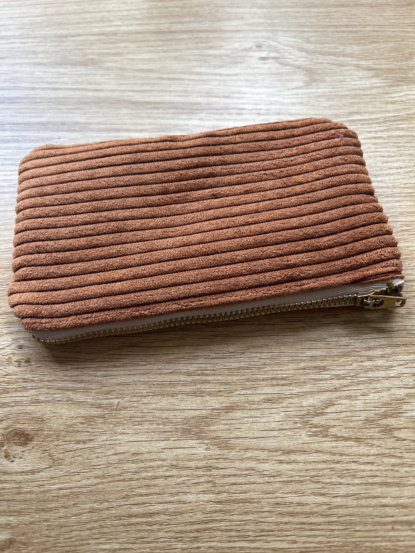 Zipper Pouch - 6inch - BARK