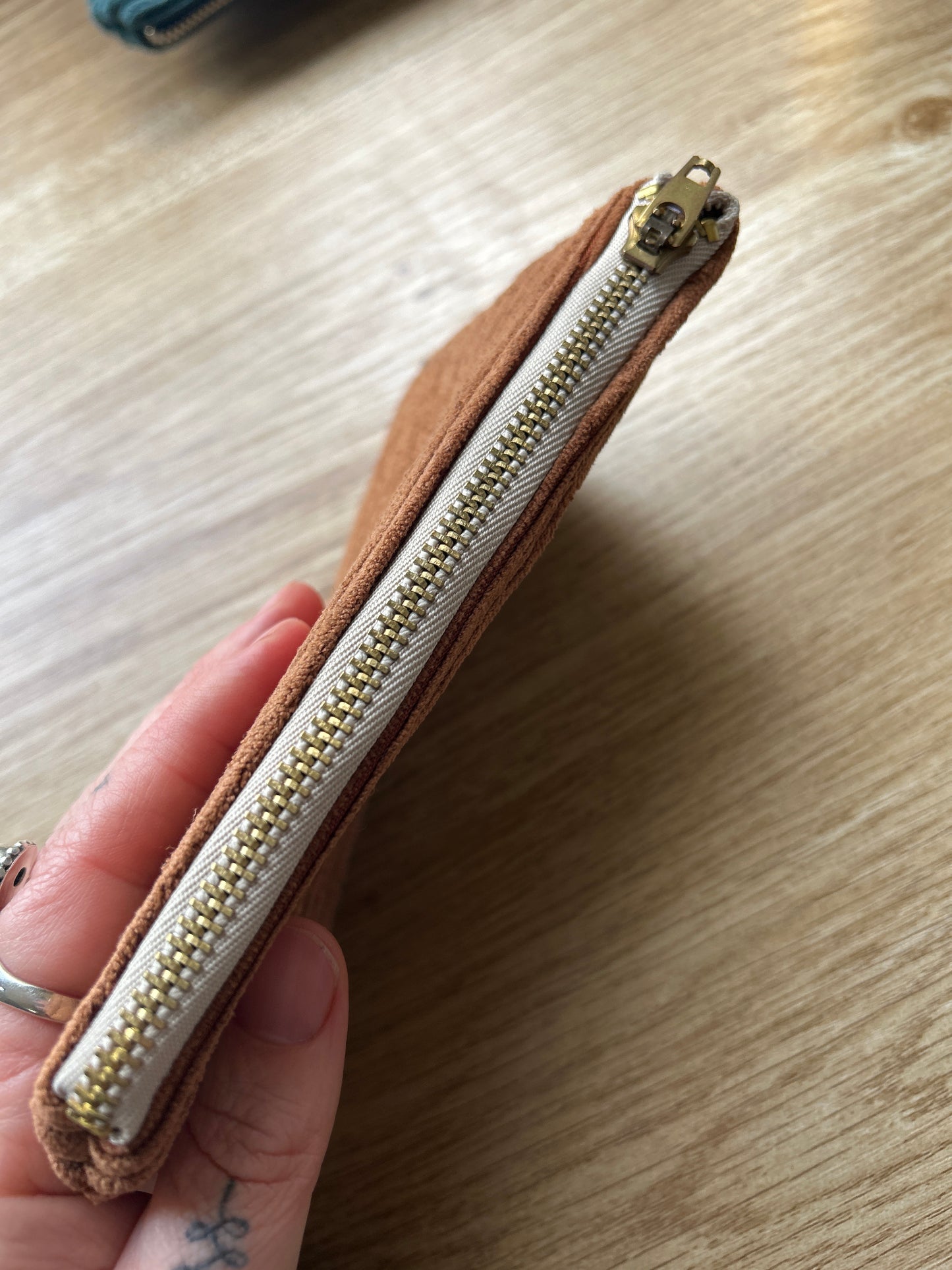 Zipper Pouch - 6inch - BARK