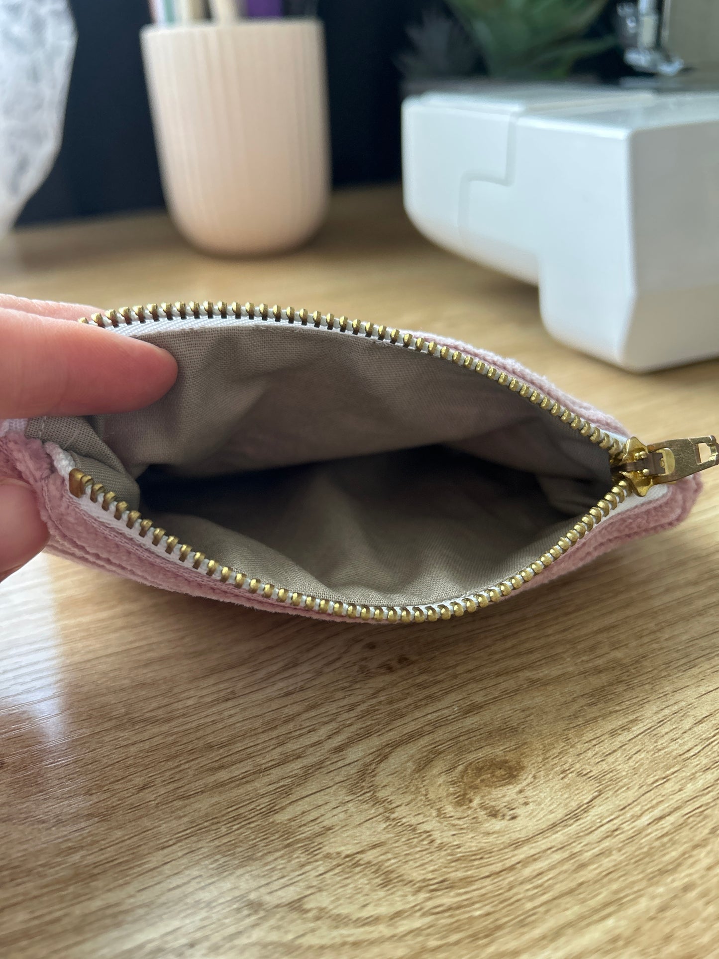 Mini Zipper Pouch - ROSE