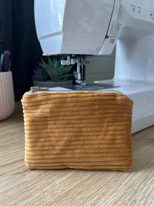 Mini Zipper Pouch - SAFFRON